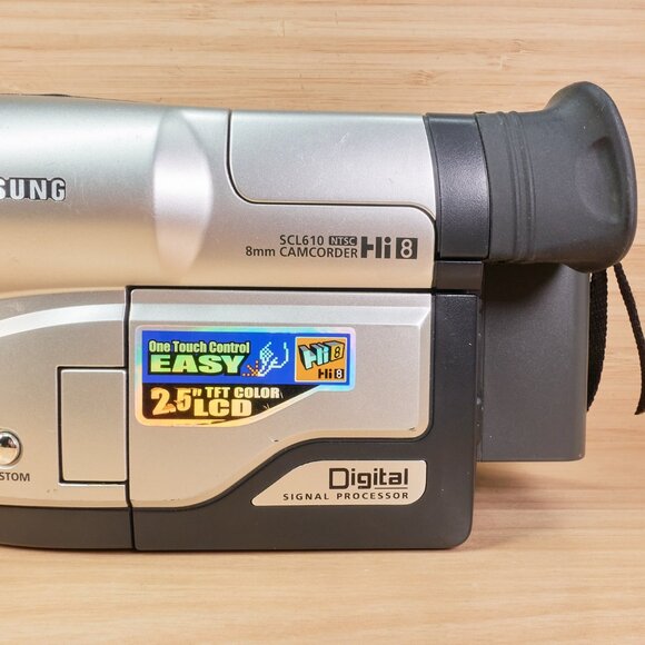 Vintage Samsung SCL610 Hi8 Camcorder / NTSC / Tested & Working - Picture 5 of 8
